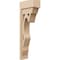 Ekena Millwork 6"W x 12"D x 36"H Thin Sheridan Rough Cedar Woodgrain TimberThane Corbel, Primed Tan CORUR06X12X36SHERCPR - alternate 1